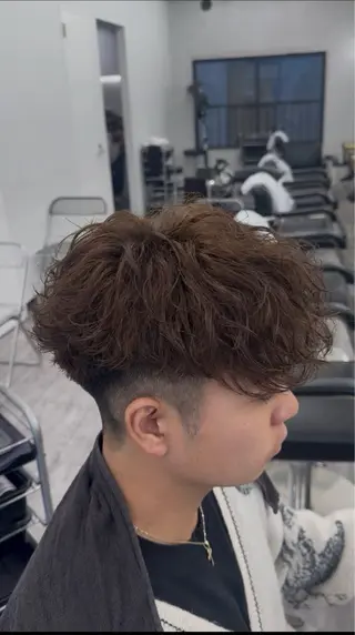 パーマ メンズ 【メンズ特化】渋谷 GOALD/江頭永太のヘアスタイル