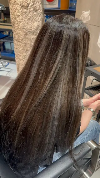 ロング カラー ヘアアレンジ 久米 治仁のヘアスタイル