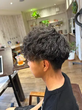 パーマ メンズ BeginningS ✂️Shunpeiのヘアスタイル