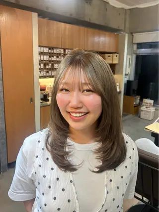 ミディアム ruup Aru ユウキのヘアスタイル