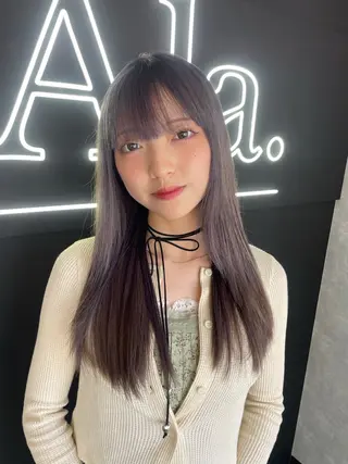 ロング カラー  ︎︎ 寧音のヘアスタイル