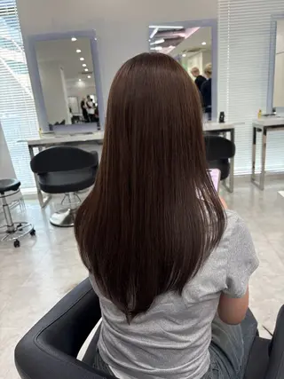 ロング カラー 🍀透明感ブラウン sakura🍀のヘアスタイル