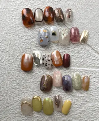 ネイル パラあり！フィルイン 美フォルムのネイルデザイン