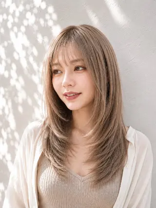 セミロング terra✂️川嶋 大輔のヘアスタイル