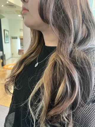 ロング カラー AVEDAカラー/ oharaのヘアスタイル