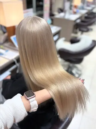 ロング カラー りん ♡⸝⸝ うる艶カラー✧︎*。のヘアスタイル