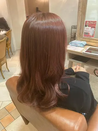 ロング カラー 井上 日菜乃のヘアスタイル