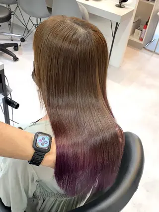 ロング 🩵レイヤー✖︎ 髪質改善🩵リョウヤのヘアスタイル