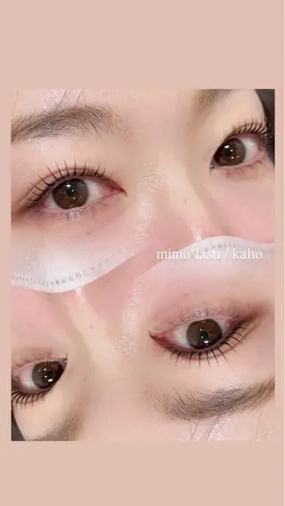 マツエク・マツパ mimo*lash kahoのマツエク・マツパデザイン