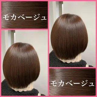 ショート 🪞透明感カラー🫧 縮毛矯正🥇かずきのヘアスタイル