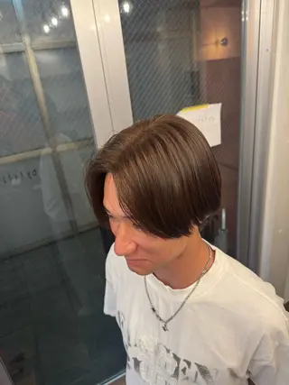 ショート カラー テーパーフェード TE$⚡️HINのヘアスタイル