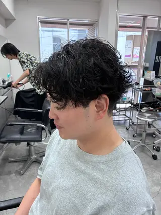 ショート パーマ メンズ 💈海外風パーマ 💈メンズ/颯太のヘアスタイル