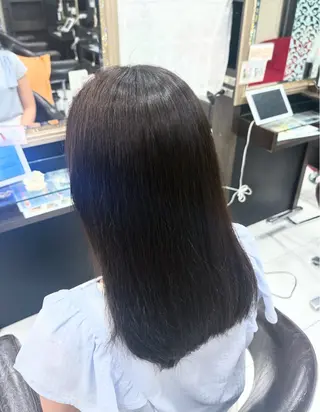 ミディアム カラー 艶カラー/縮毛矯正 🩶Kai🐏のヘアスタイル