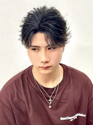 メンズ men'sカット.パ ーマHIKARI🐥のヘアスタイル