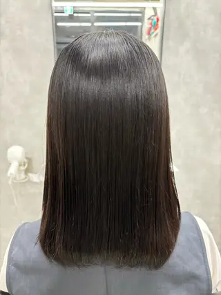 ロング カラー 梅雨対策すぐ巻ける ☔️縮毛矯正勝倉　麗のヘアスタイル