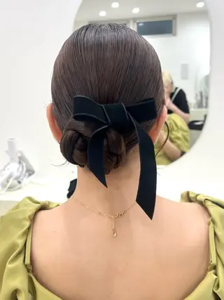 ヘアアレンジ 対馬 粘音のヘアスタイル