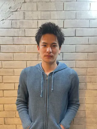 ショート メンズ ✂︎メンズ特化船橋 パーマ優希のヘアスタイル
