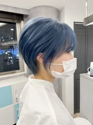 ショート ♡似合わせ ♡ハイトーン♡のヘアスタイル