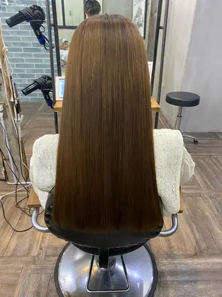 ロング 的場 渉のヘアスタイル