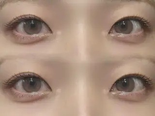 マツエク・マツパ 韓国風艶髪カラー× 束感まつ毛🎀美雨のマツエク・マツパデザイン