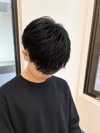 ショート パーマ au美容室 栄矢場町のヘアスタイル