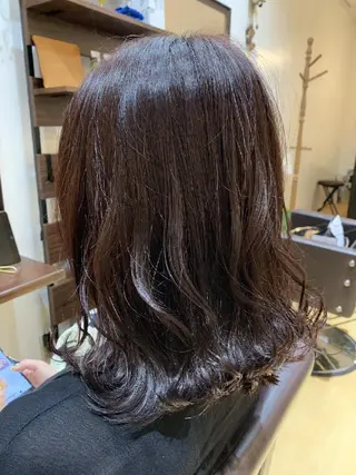 ミディアム カラー サトウ シューイチのヘアスタイル