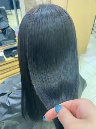 ロング カラー ヘアアレンジ TSUNA 🌙 Lim 五反田のマツエク・マツパデザイン