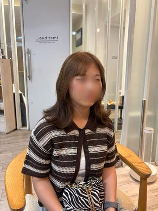 セミロング 藤沢 美夢のヘアスタイル