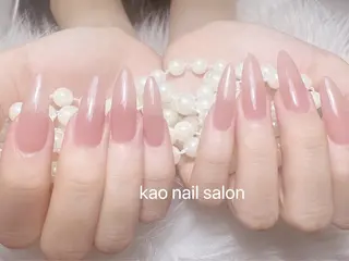 ネイル kao nail マグネット/長さだしのネイルデザイン