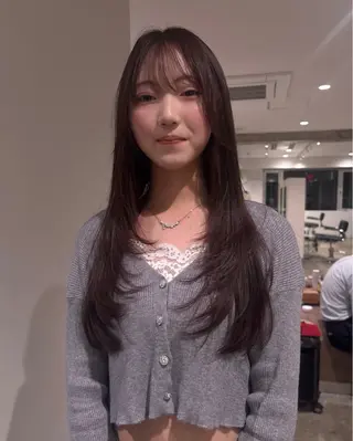 ロング 奥野 涼香のヘアスタイル