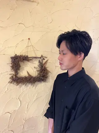 ショート 柘植 雅大のヘアスタイル
