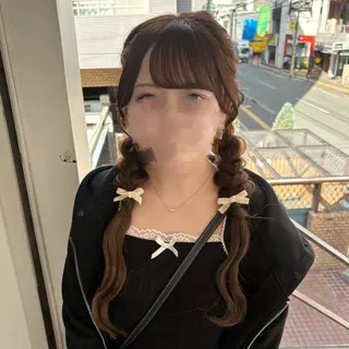 ヘアアレンジ ゆ ののヘアスタイル