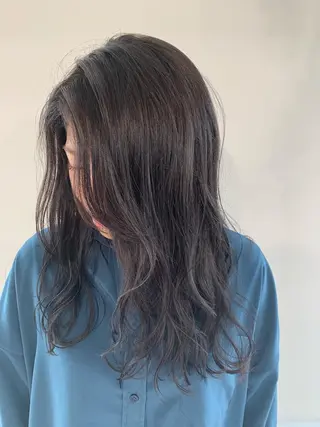 ロング カラー パーマ ヘアアレンジ 加藤 綾華のヘアスタイル