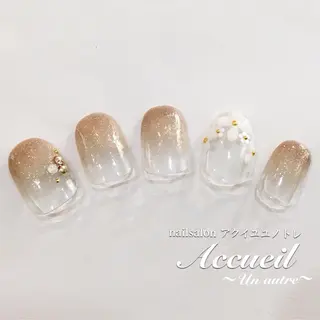 ネイル ビジューバイアクイユ ネイルズ 東中野店のネイルデザイン
