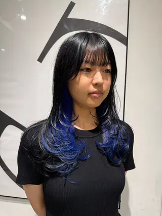 ロング カラー ヘアアレンジ 艶髪/ボブモデル 募集🫧Terukaのヘアスタイル