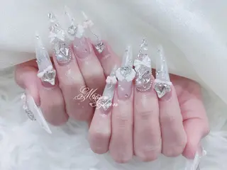 ネイル MochiMochi 🎀新宿／長さ出しのネイルデザイン