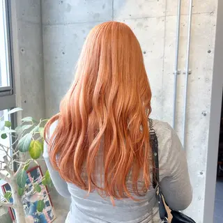 ロング カラー 🤡暖色レイヤー 🤡みさきのヘアスタイル