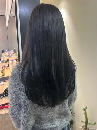 ロング カラー hubhair レイヤー/透明感のヘアスタイル