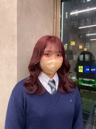 ロング カラー ヘアアレンジ 💗横浜美容室 💗HARUNAのヘアスタイル