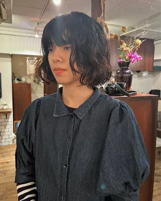 ショート パーマ 🧸メンズカット 🧸conatsuのヘアスタイル