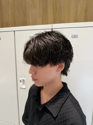 ショート 縮毛矯正/メンズ カット栄 伊藤 翔哉のヘアスタイル