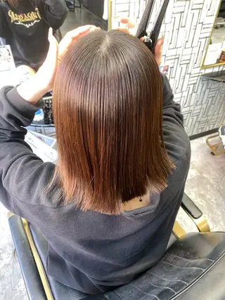 ミディアム 池田 亮雅のヘアスタイル