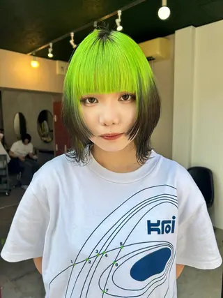 ミディアム カラー 梅田デザインカラー 🌈🏆ヒノキのヘアスタイル