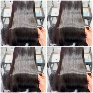 ロング カラー 髪質改善 艶髪矯正 エクステ かいり✂️のヘアスタイル