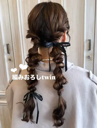 ロング ヘアアレンジ 梅田 / 艶髪カラー /wakanaのヘアスタイル