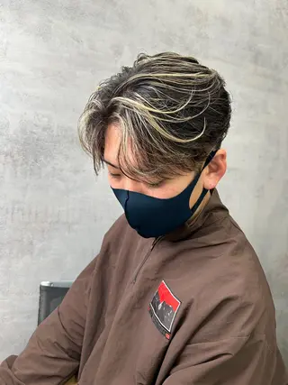 カラー パーマ メンズ 静岡 / 毛流れ特化 /下居真大のヘアスタイル