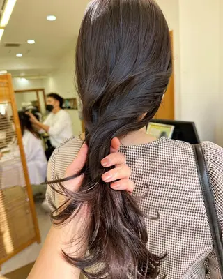 ミディアム カラー ブリーチカラー🫧 森　凪沙のヘアスタイル