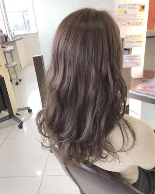 セミロング カラー 🟦横浜駅メンズパー マ｜小上馬淳司🟦のヘアスタイル