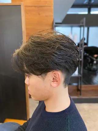ミディアム パーマ メンズ IRIE⚡️メンズ/ パーマ⚡️北川聖也のヘアスタイル