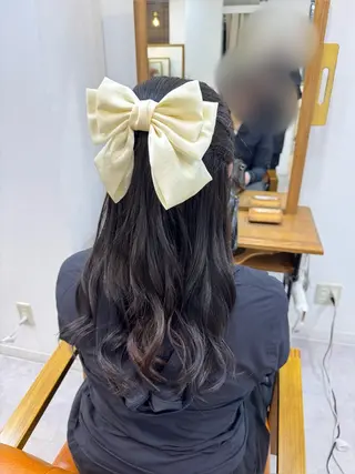 ロング ヘアアレンジ lore umeのヘアスタイル